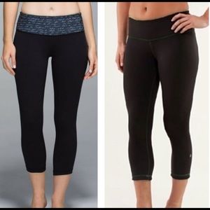 Lululemon - Under Wunder cropped leggings
